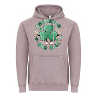 Vintage Zinc shamrock and roll Vintage Hoodie - MaliasSmallBusiness