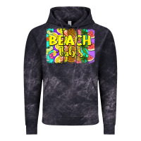 Cloud Black beach vibes summer brushstroke Vintage Hoodie - Jasminsmagicworld