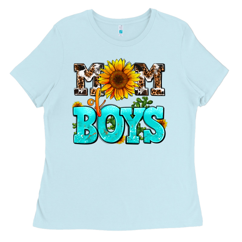 Mom Of Boys Ladies Tee by AdoDesignShop | Teevron