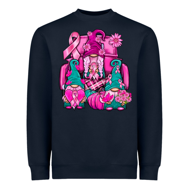 Breast Cancer Gnomies Truck Heavyweight Sweatshirt by BundleAndBundleShop | Teevron