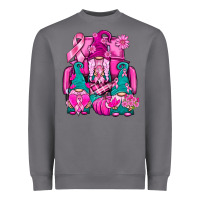 Storm Breast Cancer Gnomies Truck Heavyweight Sweatshirt - BundleAndBundleShop