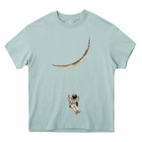 Astronaut Moon Swing Heavy Core Tee | Teevron