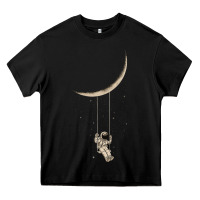 Black Astronaut Moon Swing Heavy Core Tee - Bettercallsaul