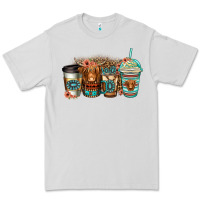 Dove Grey serape floral longhaired cow coffee cups Premium Tee - Jasminsmagicworld