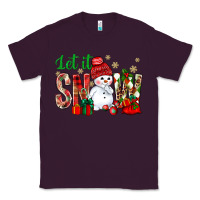 Plum let it snow with snowman Classic Tee - NancyCooperArtShop