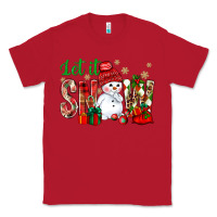 Red let it snow with snowman Classic Tee - NancyCooperArtShop