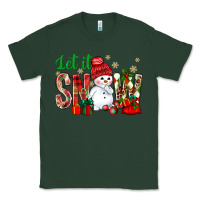 Sports Green let it snow with snowman Classic Tee - NancyCooperArtShop