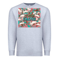 Heather Grey Easter Bunny  tumbler Easter Day Premium Sweatshirt - HowdyJamesFarm