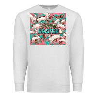 Oatmeal Heather Easter Bunny  tumbler Easter Day Premium Sweatshirt - HowdyJamesFarm