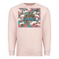Pale Pink Easter Bunny  tumbler Easter Day Premium Sweatshirt - HowdyJamesFarm