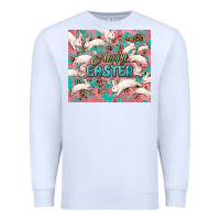 White Easter Bunny  tumbler Easter Day Premium Sweatshirt - HowdyJamesFarm