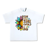 White she believed she could so she did Urban Heavy Tee - NancyCooperArtShop