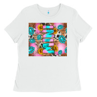 White western mini Ladies Tee - RanaPortraitStore