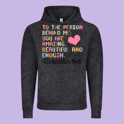 To The Person Behind Me Vintage Hoodie Designed By Maliassmallbusiness