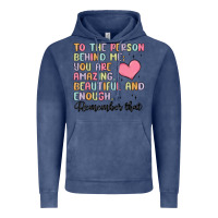Vintage Denim to the person behind me Vintage Hoodie - MaliasSmallBusiness