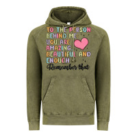 Vintage Olive to the person behind me Vintage Hoodie - MaliasSmallBusiness