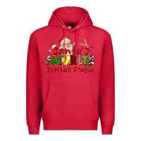 Cardinal santas favorite softball player Premium Hoodie - CowGirlArtShop
