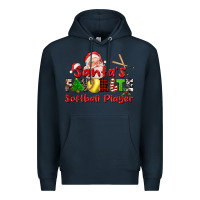 Navy santas favorite softball player Premium Hoodie - CowGirlArtShop