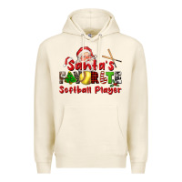 Tofu santas favorite softball player Premium Hoodie - CowGirlArtShop