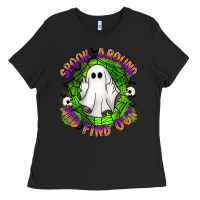Black spook aound and find out Ladies Tee - Artiststas