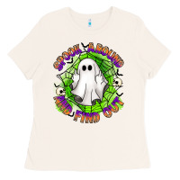 Bone spook aound and find out Ladies Tee - Artiststas