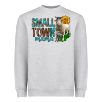 Small Town Mama With Sheeps Heavyweight Sweatshirt | Teevron