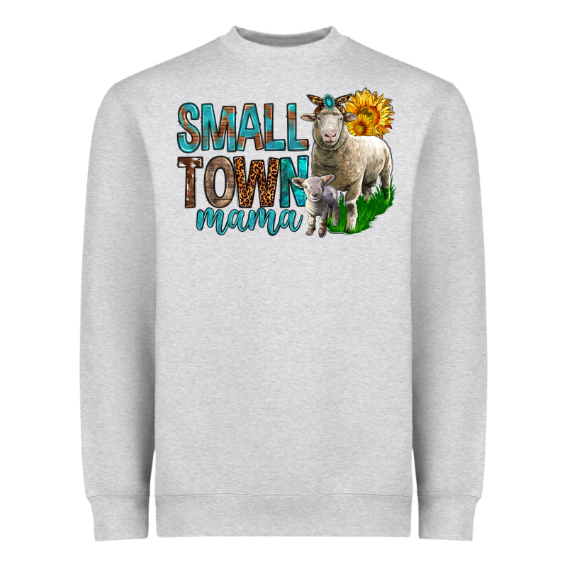 Small Town Mama With Sheeps Heavyweight Sweatshirt by BundleAndBundleShop | Teevron