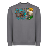 Storm Small Town Mama With Sheeps Heavyweight Sweatshirt - BundleAndBundleShop