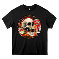 Black firefighter coasters Heavy Core Tee - AdoDesignShop