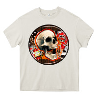 Cream firefighter coasters Heavy Core Tee - AdoDesignShop
