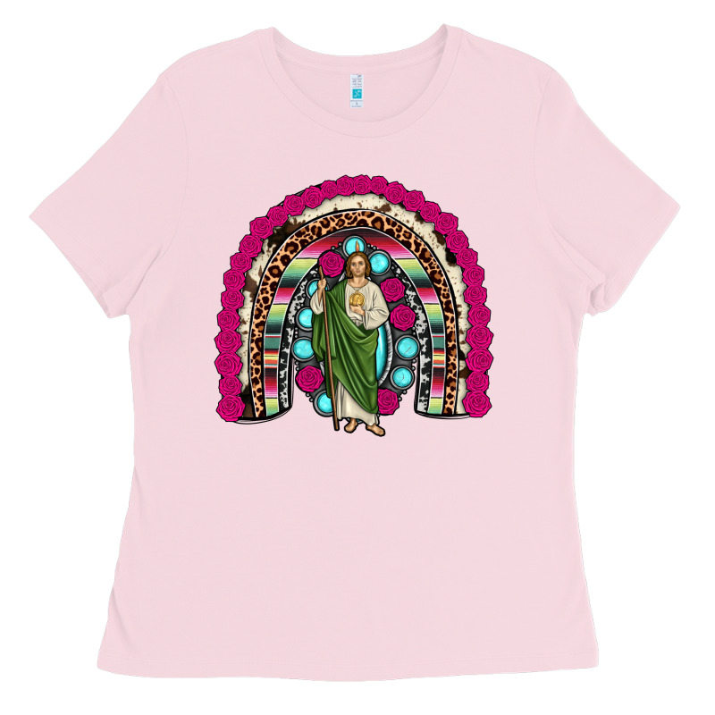 San Judas Rainbow Ladies Tee by JahusDesignShop | Teevron