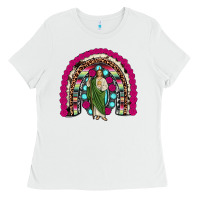 White san judas rainbow Ladies Tee - JahusDesignShop