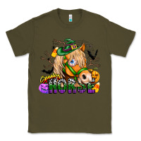 Army Green spooky horse Classic Tee - CowhideDigitalArt