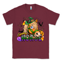 Burgundy spooky horse Classic Tee - CowhideDigitalArt