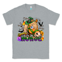 Heather Grey spooky horse Classic Tee - CowhideDigitalArt