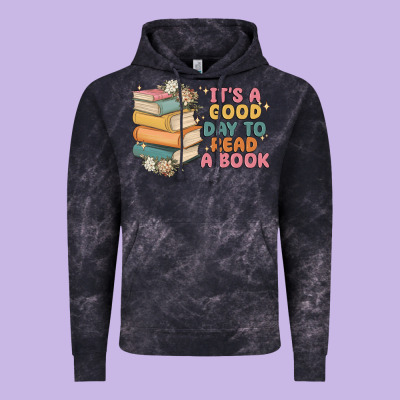 It's A Good Day To Read A Book Vintage Hoodie Designed By Maliassmallbusiness