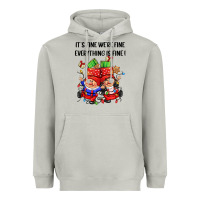 Moon Dust its fine were fine everything is fine Heavyweight Hoodie - CowGirlArtShop