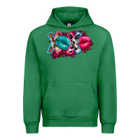 Emerald Western Xoxo Urban Hoodie - FaDigitalArtStudio
