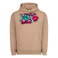Pigment Burro Western Xoxo Urban Hoodie - FaDigitalArtStudio