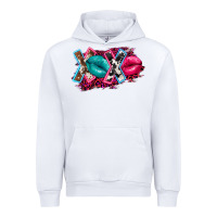 White Western Xoxo Urban Hoodie - FaDigitalArtStudio