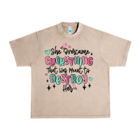 French Oak she overcame everything that was meant to destroy Urban Heavy Tee - MaliasSmallBusiness