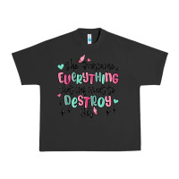Pigment Black she overcame everything that was meant to destroy Urban Heavy Tee - MaliasSmallBusiness
