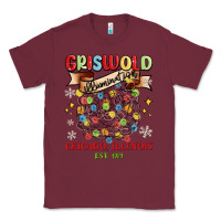 Burgundy griswold illumination Classic Tee - MaliasSmallBusiness