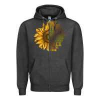 Charcoal Heather They Whispered To Her You Can't Withstand Zipper Hoodie - texasbilliewilder