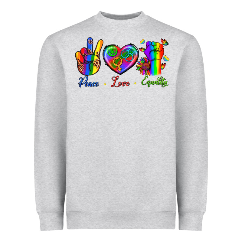 Peace Love Equality Heavyweight Sweatshirt by BundleAndBundleShop | Teevron