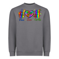 Storm Peace Love Equality Heavyweight Sweatshirt - BundleAndBundleShop