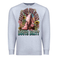 Keep Your Soul Clean Boots Dirty Cowboy Western Premium Sweatshirt | Teevron