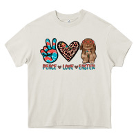 Cream peace love easter Heavy Core Tee - JahusDesignShop