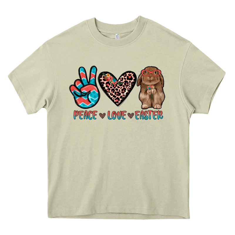 Peace Love Easter Heavy Core Tee by JahusDesignShop | Teevron