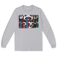 Moon Dust cowhide, leopard serape backgraund Long Sleeve Tee - JahusDesignShop